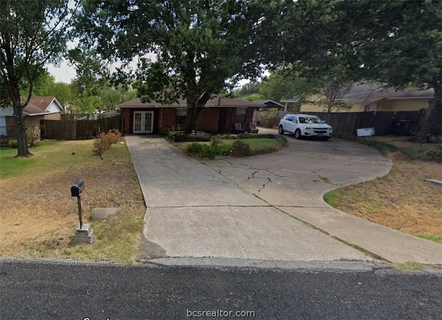 view of ranch-style home