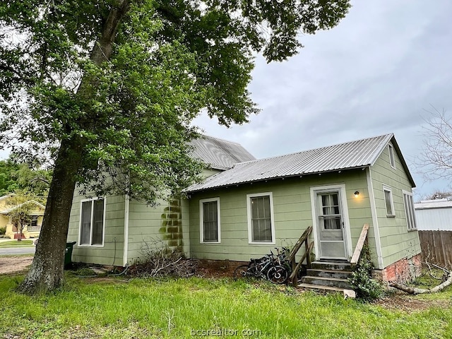 view of back of property