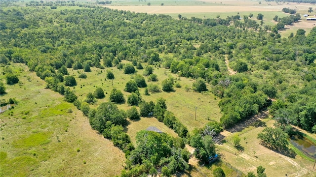 bird's eye view featuring a rural view