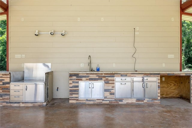 2629 Benton Dr, Brenham, TX 77833 - view of patio with a sink and area for grilling