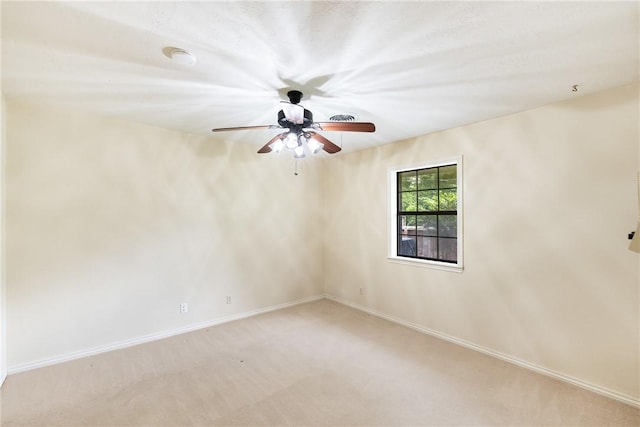 2629 Benton Dr, Brenham, TX 77833 - unfurnished room with light colored carpet and ceiling fan