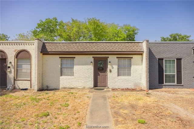 view of ranch-style home