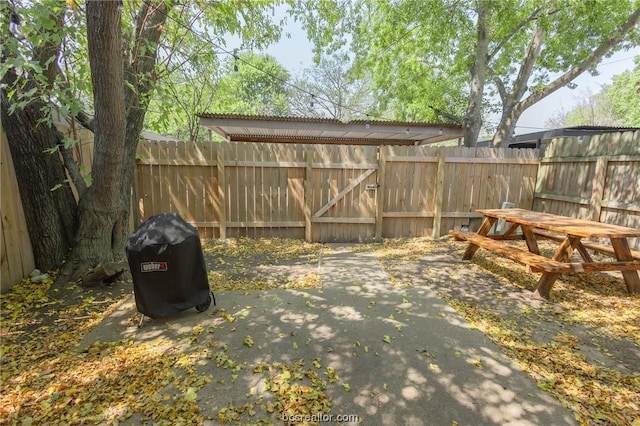 view of patio