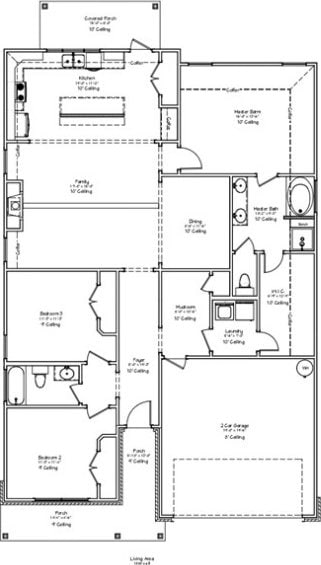 1937 Pinemont View Dr, Bryan, TX 77807 - property floor plan