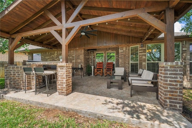 912 Emerald Dove Ave, College Station, TX 77845 - view of patio