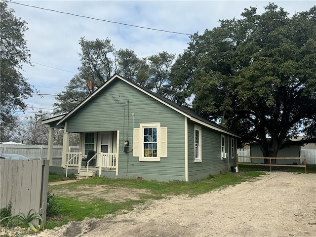 view of front of home