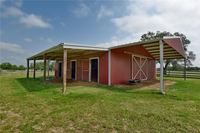 view of stable