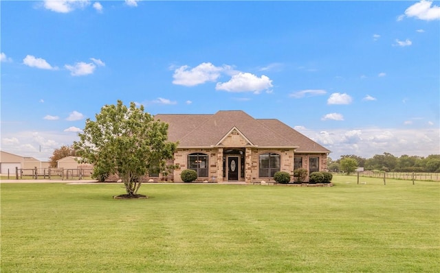 6997 Shirley Rd, Bryan, TX 77808 - french country style house with roof with shingles and brick siding