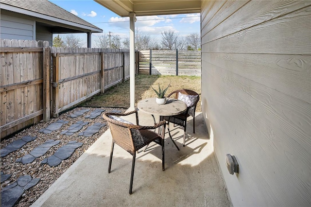 view of patio