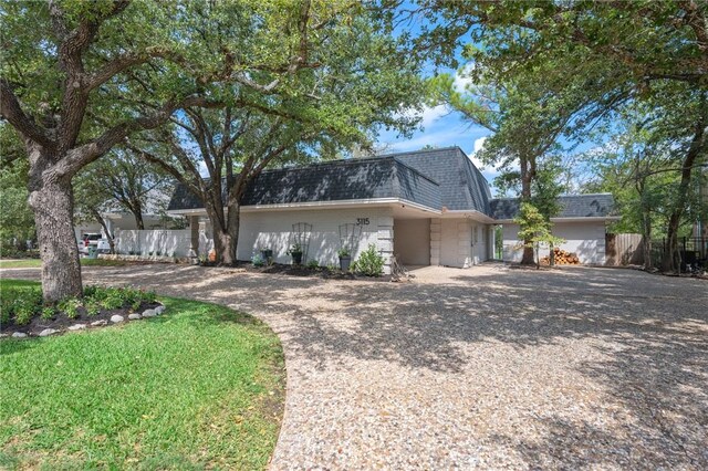 view of ranch-style home