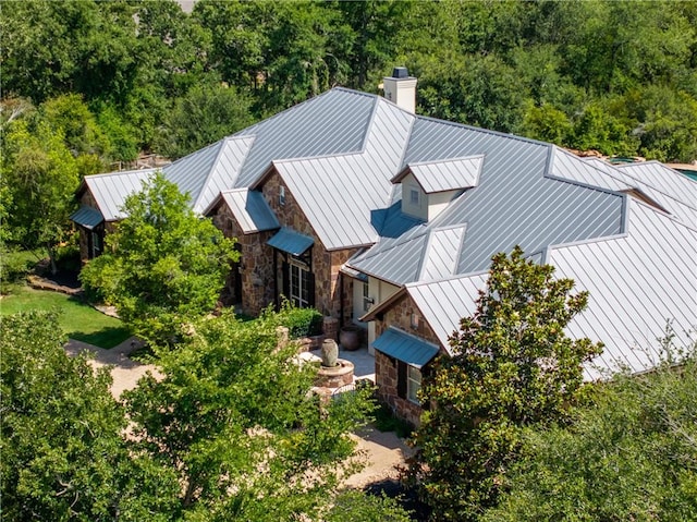 17288 Indian Lakes Dr, College Station, TX 77845 - view of subject property with a forest