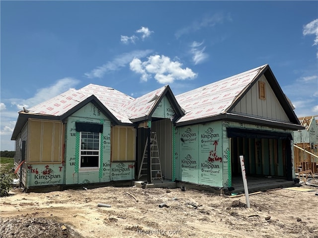 view of property in mid-construction