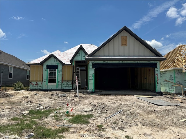 view of property in mid-construction