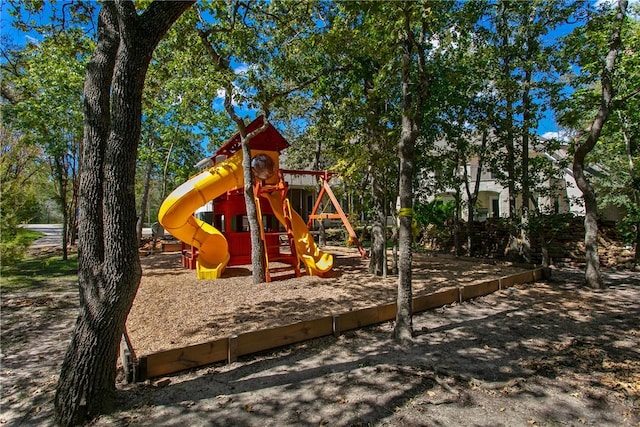 view of play area