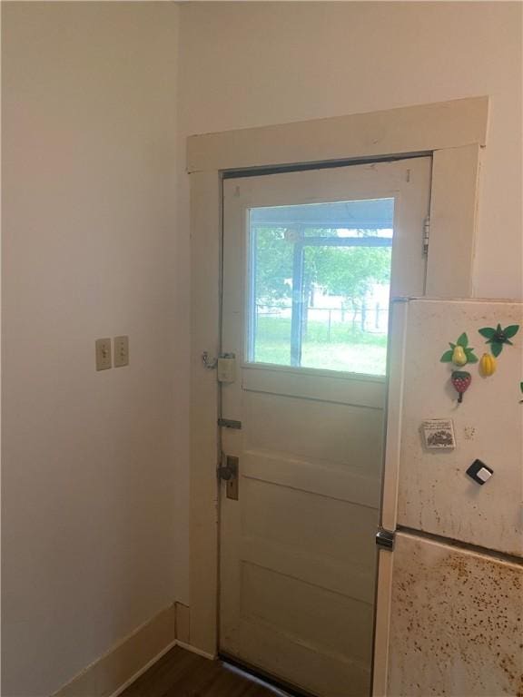 5225 Colorado St, Richards, TX 77873 - doorway to outside with baseboards