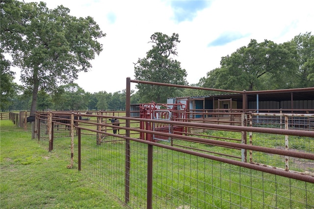 4988 Paso Fino Ln, Madisonville, TX 77864 - view of yard with an exterior structure and an outdoor structure