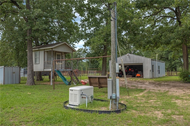 4988 Paso Fino Ln, Madisonville, TX 77864 - view of play area featuring an outdoor structure