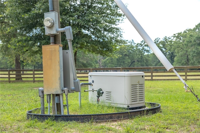 4988 Paso Fino Ln, Madisonville, TX 77864 - exterior view of a power unit, fence, and electric meter