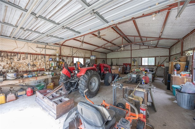 4988 Paso Fino Ln, Madisonville, TX 77864 - garage featuring a workshop area