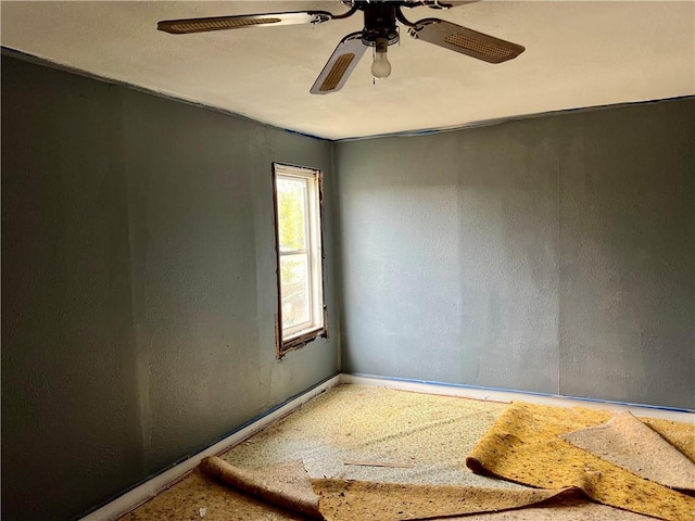 808 W Boundary St, Giddings, TX 78942 - spare room with ceiling fan