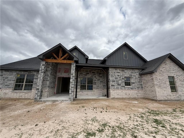 view of property in mid-construction