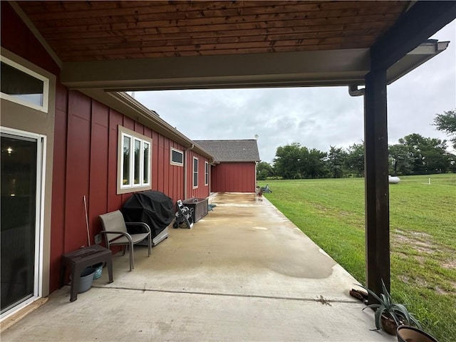 114 Hayes Church Rd, Franklin, TX 77856 - view of patio / terrace with a grill