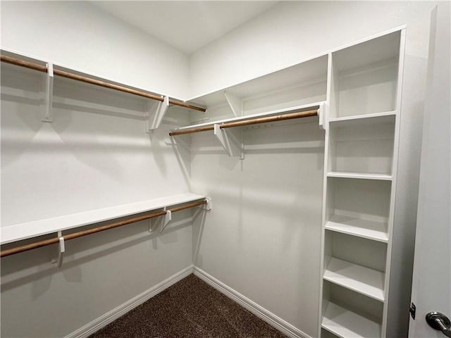 114 Hayes Church Rd, Franklin, TX 77856 - walk in closet featuring dark carpet