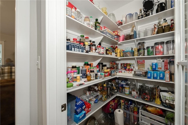 view of pantry