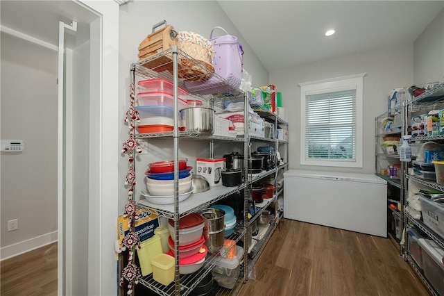view of storage room