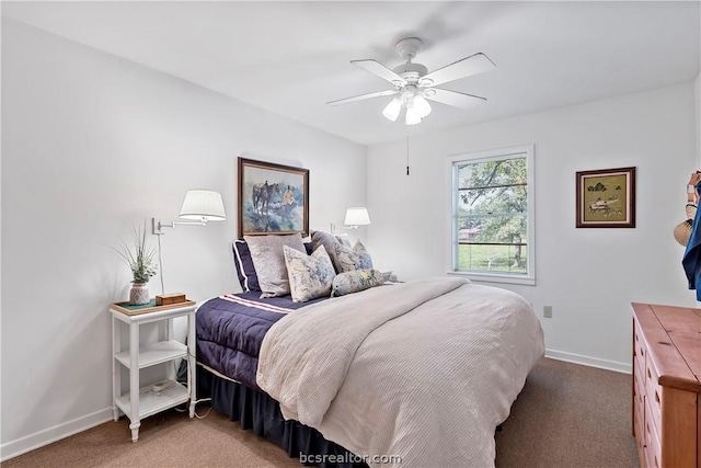 12094 Riley Green Rd, Franklin, TX 77856 - bedroom featuring carpet floors and a ceiling fan