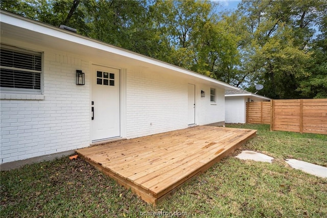 view of deck