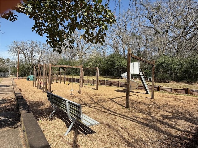 view of communal playground