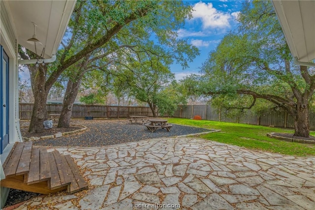 view of patio