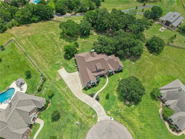 5026 Yellow Tanager Ct, College Station, TX 77845 - aerial view of a pool