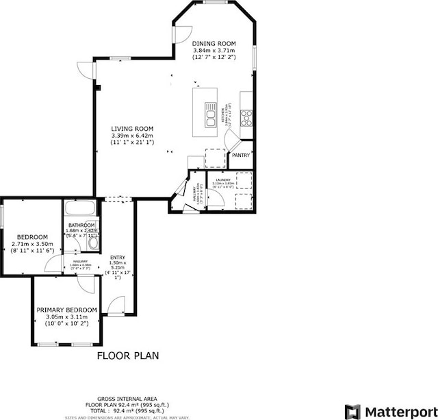 1924 Cartwright St, Bryan, TX 77807 - floor plan / room layout