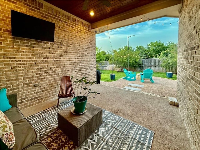 3204 Ashville Path, Bryan, TX 77808 - fenced backyard with a patio