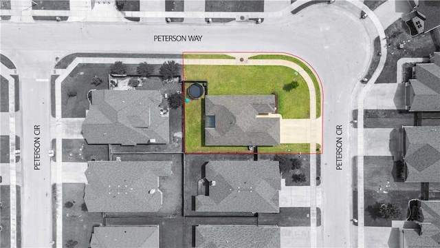 3089 Peterson Cir, Bryan, TX 77802 - map / location with property boundaries highlighted