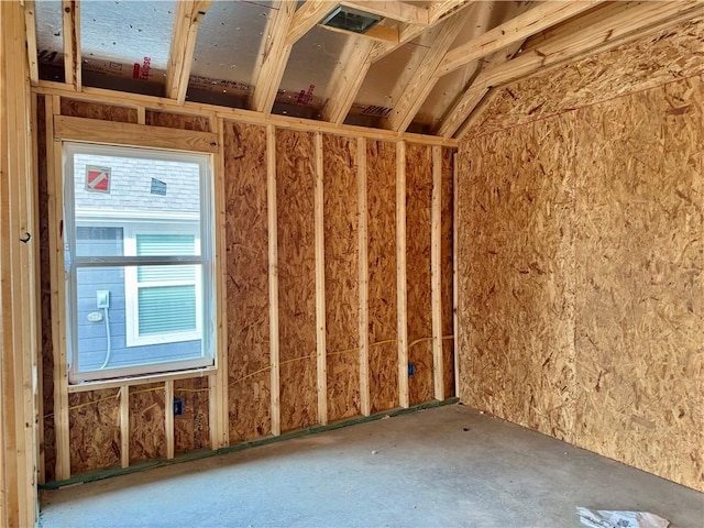 view of storage room