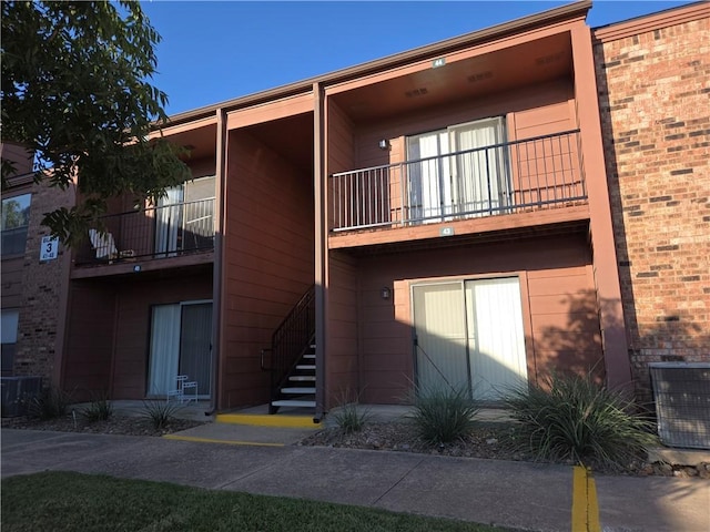 view of property featuring central AC