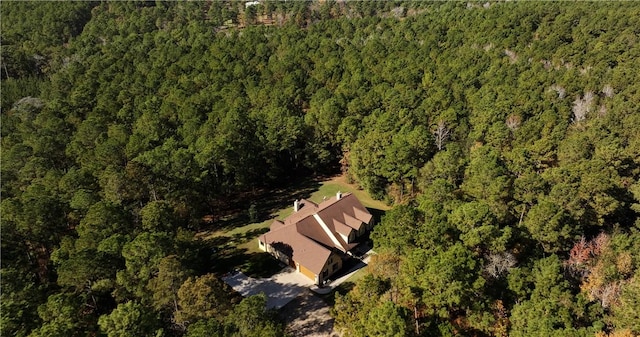 1142 Fletcher, Anderson, TX 77830 - aerial view of property and surrounding area with a forest