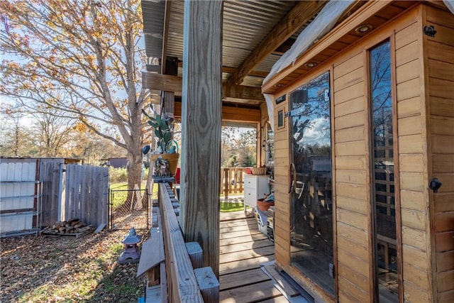 317 Beaver Lndg, Caldwell, TX 77836 - wooden deck with fence