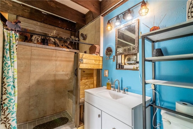 317 Beaver Lndg, Caldwell, TX 77836 - full bath featuring a shower stall and vanity