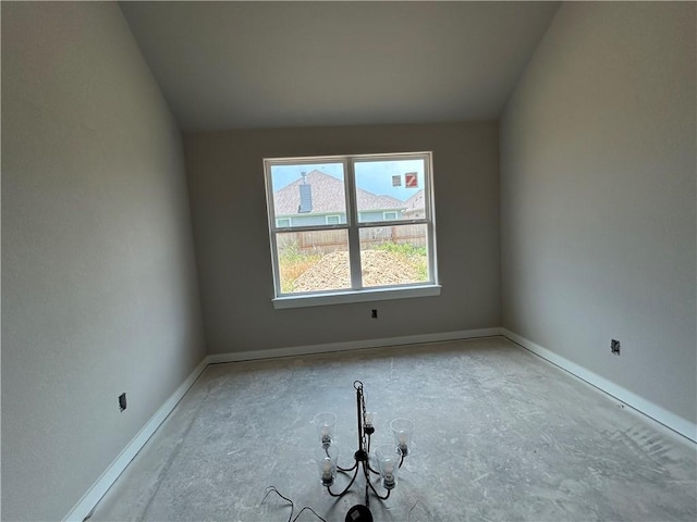 3140 Charge Ln, Bryan, TX 77808 - spare room with concrete floors and baseboards