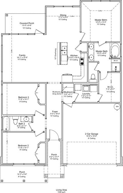 3140 Charge Ln, Bryan, TX 77808 - property floor plan