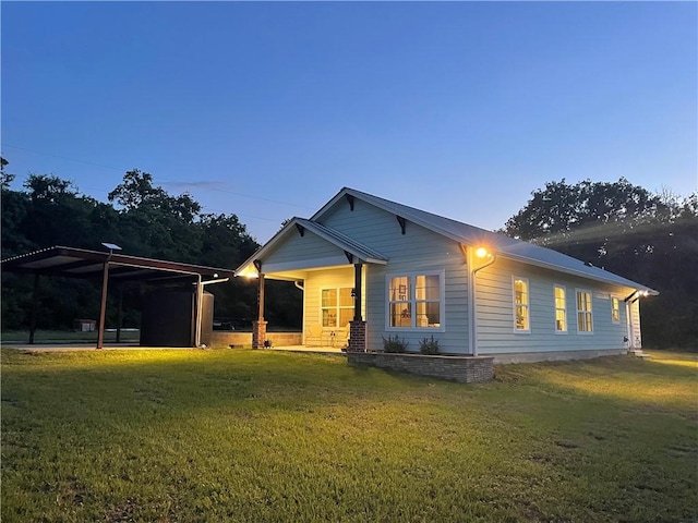 1692 Henry Prairie Rd, Franklin, TX 77856 - view of front of property featuring a front yard