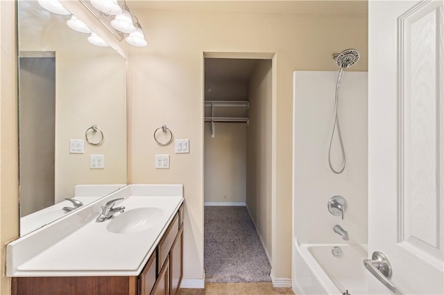 1198 Jones Butler Rd, College Station, TX 77840 - full bathroom with vanity and shower / washtub combination