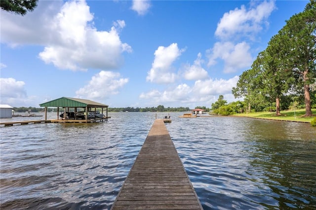 11188 Riley Green Rd, Franklin, TX 77856 - dock featuring a water view