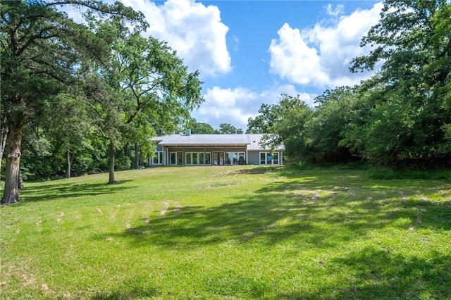11188 Riley Green Rd, Franklin, TX 77856 - view of green lawn with a carport