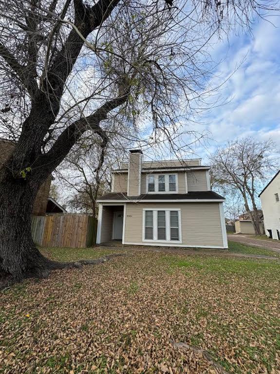 view of rear view of property