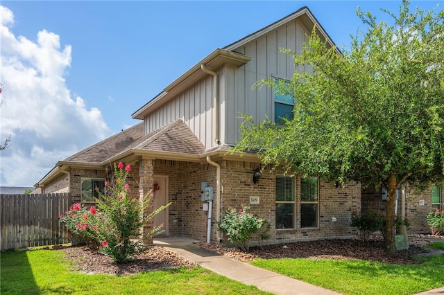 3609 Haverford Rd, College Station, TX 77845 - view of front of property featuring board and batten siding and brick siding